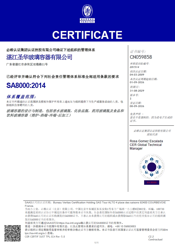 SA 8000 SGD Asia Pacific