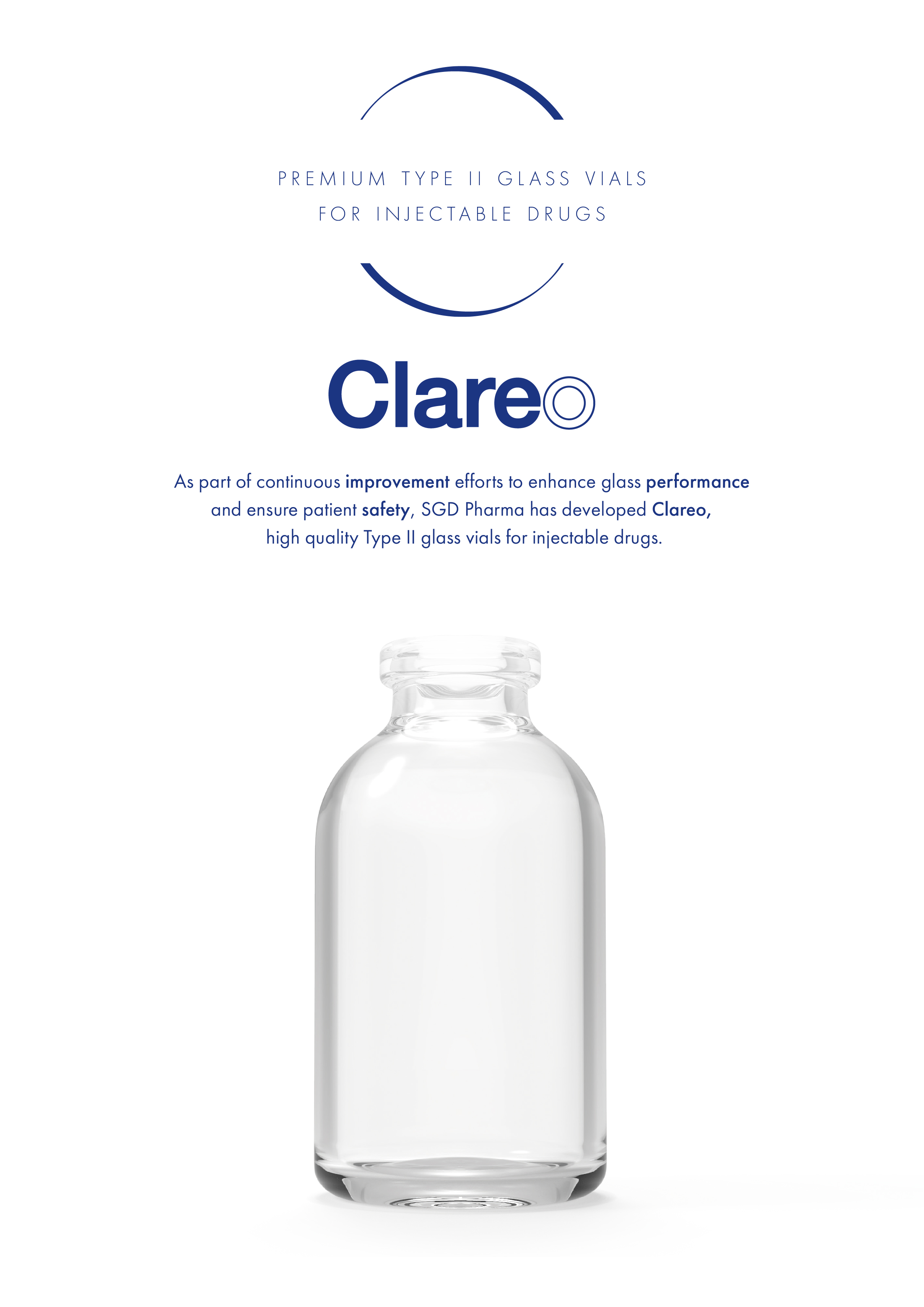 Clareo, Type II Premium Injection vials