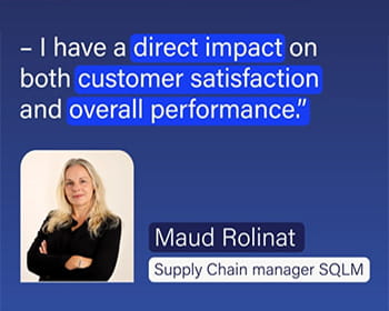 She makes sure everything runs smoothly – from demand planning to customer delivery 🤝