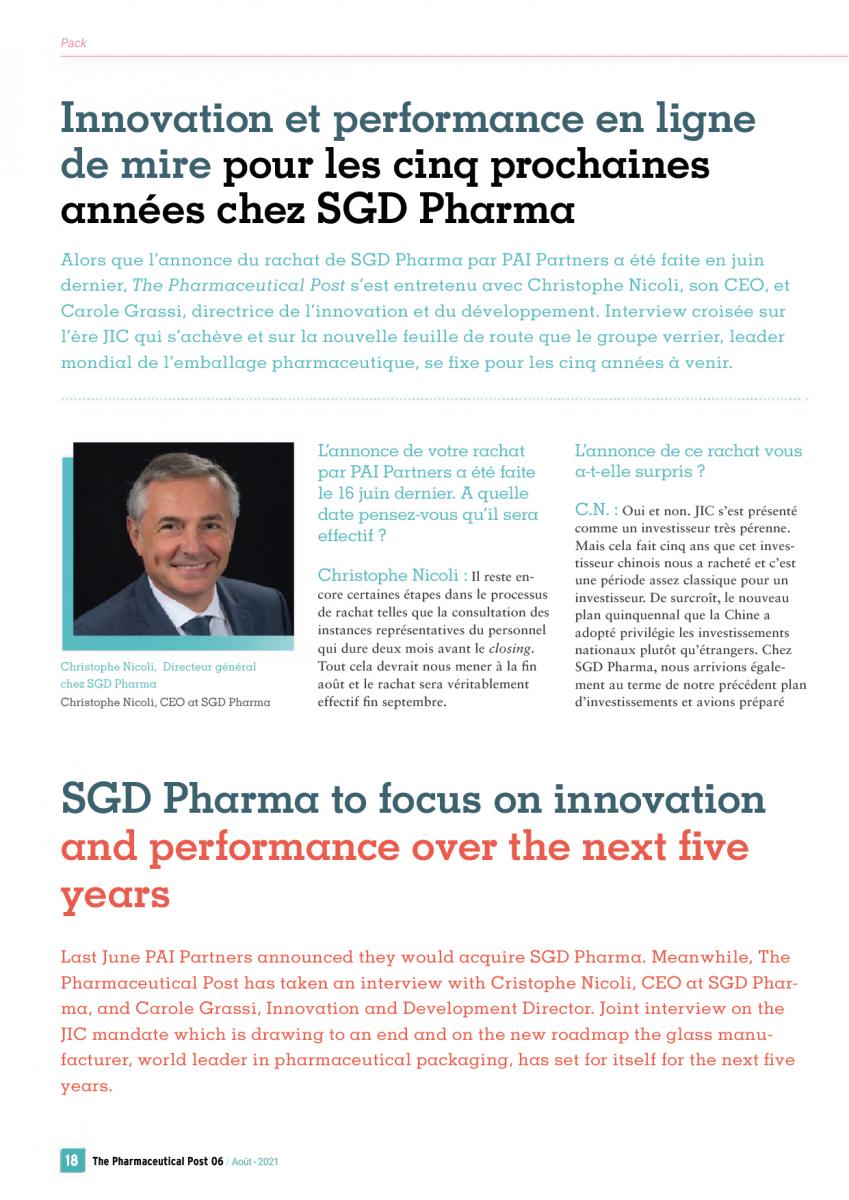 The Pharmaceutical Post - SGD Pharma latest news