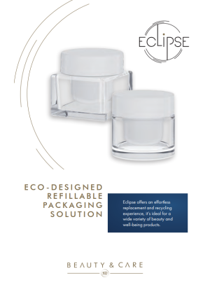 Eclipse, eco-designed, refillable packaging solution