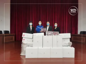SGD Pharma donated protective materials to support Zhanjiang city to contain COVID-19