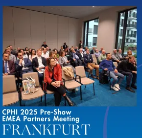 Throwback to our CPHI 2025 Pre-Show EMEA Partners Meeting in Frankfurt!