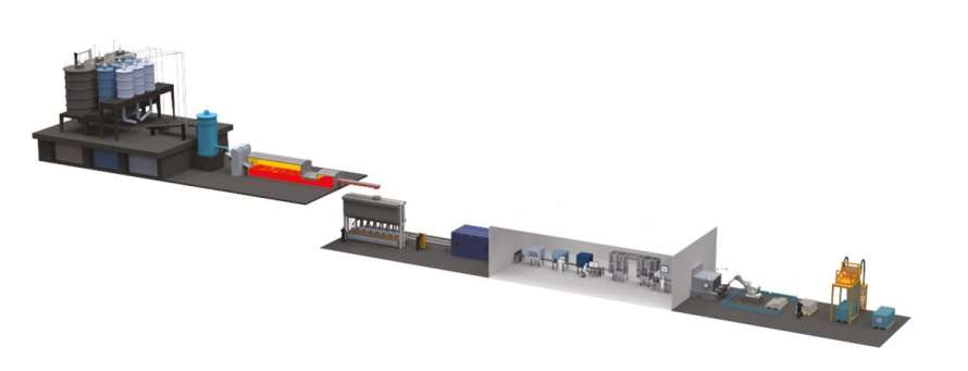 Molded glass manufacturing process